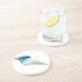 Blaue u. grüne Muscheln Untersetzer (Seite)