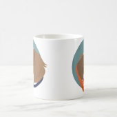 Blaue u. nullTasse Kaffeetasse (Mittel)