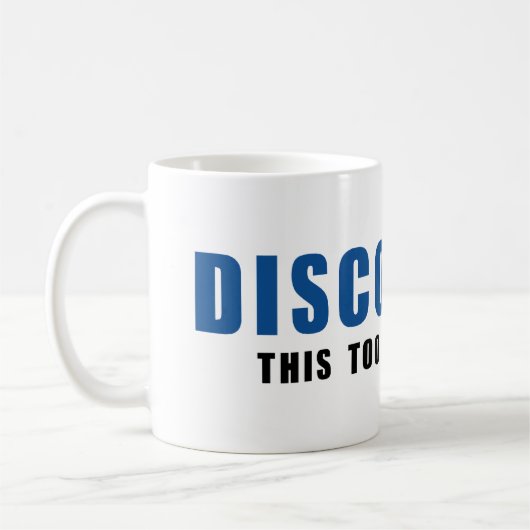 Blaue u. orange Kaffee-Tasse Kaffeetasse (Links)