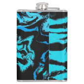 Blaue u. schwarze Flasche - "wenn 2 Blues treffen Flachmann (Rückseite)