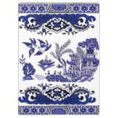 Blaue u. weiße China-blauer Weide-Entwurf Klemmbrett (Rückseite)