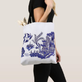 Blaue u. weiße China-blauer Weide-Entwurf Tasche (Von Nahem)