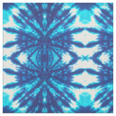 Blaue u. weiße gefärbte Krawatte Stoff (Muster)