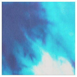 Blaue u. weiße gefärbte Krawatte Stoff