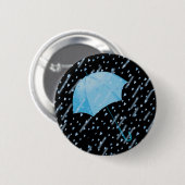 BLAUE UMBRELLA DUSCHEN AUS LIEBE VON SHARON SHARPE BUTTON (Vorne & Hinten)