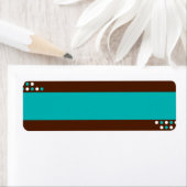 Blaue und Aquamarine Kennzeichnung (Insitu)