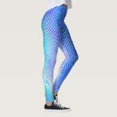 Blaue und Aquamarine Meerjungfrau Leggings (Rechts)