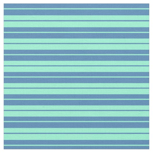Blaue und Aquamarine-Muster Stoff (Nahaufnahme)