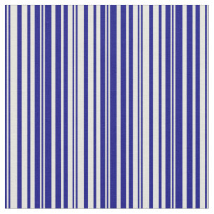 Blaue und Beige Streifen/Linienmuster Stoff