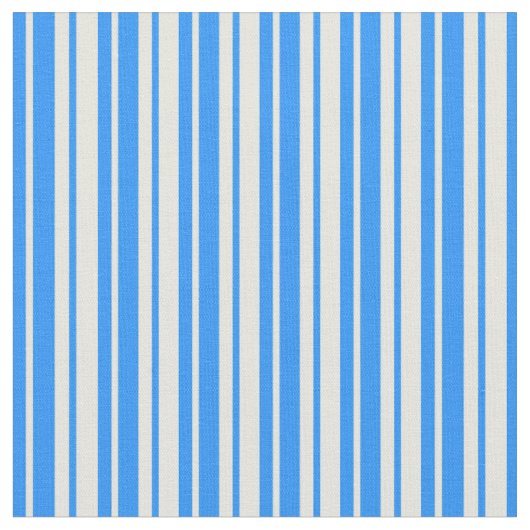 Blaue und Beige Streifen/Linienmuster Stoff (Nahaufnahme)