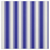 Blaue und beige Streifen Stoff (Muster)