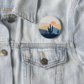 Blaue und beige Wüste Button (Beispiel)