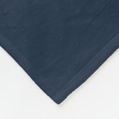 Blaue und beige Wüste Fleecedecke (Ecke)