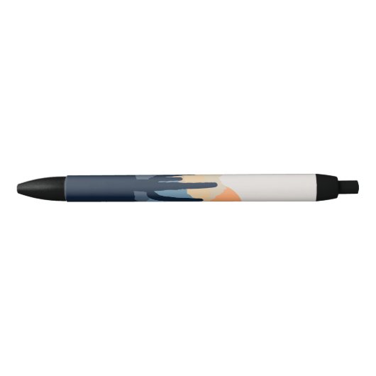 Blaue und beige Wüste Kugelschreiber (Vorderseite)