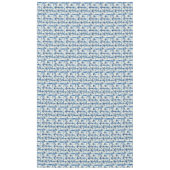 Blaue und cremefarbene Ankertablette Tischdecke (Vorderseite)