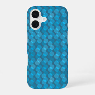 blaue und Denim-Schichtpunkte iPhone 16 Hülle