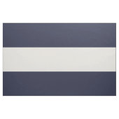 Blaue und Elfenbeinbreite Streifen großen Umfangs Stoff (Fat Quarter (45,7 x 55,9 cm))