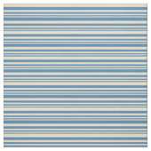 Blaue und farbige Streifen Stoff (Muster)