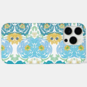 Blaue und gelbe Aquarell-Blumen Case-Mate iPhone Hülle (Rückseite (Horizontal))