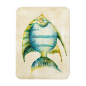 Blaue und gelbe Aquarienfische Magnet (Vertikal)