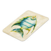 Blaue und gelbe Aquarienfische Magnet (Linke Seite)