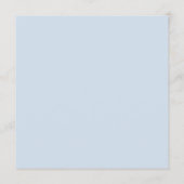 Blaue und gelbe Buttercup-Hochzeit Programm (Rückseite)