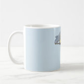 Blaue und gelbe Chickadegewächse Kaffeetasse (Links)