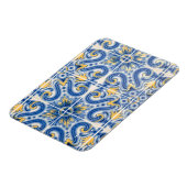 Blaue und gelbe Fliesen, Portugal Magnet (Linke Seite)