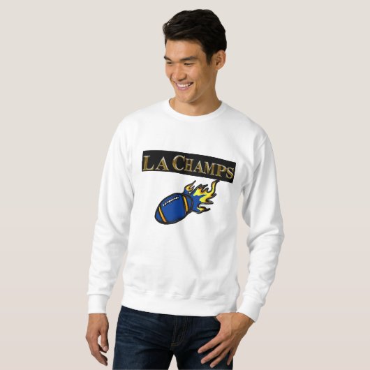 BLAUE UND GELBE FUSSBALLS SWEATSHIRT (Vorne ganz)
