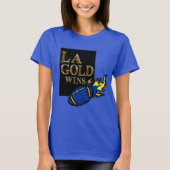 BLAUE UND GELBE FUSSBALLS T-Shirt (Vorderseite)