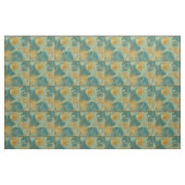 Blaue und gelbe Kreise Stoff (Fat Quarter (45,7 x 55,9 cm))