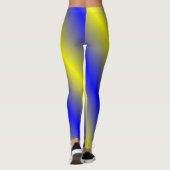 Blaue und gelbe Leggings (Rückseite)
