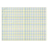 Blaue und gelbe Leine und Fliesen Tischdecke (Vorderseite (Horizontal))