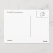 Blaue und gelbe Macaw-Postkarte Postkarte (Rückseite)