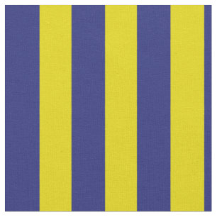 Blaue und gelbe nautischstreifen stoff