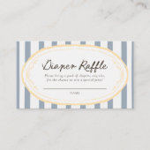 Blaue und gelbe Sommerwindel-Raffa-Ticket Begleitkarte (Vorderseite)