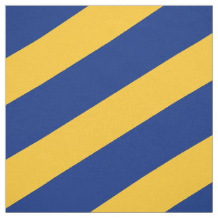 Blaue und gelbe Streifen Stoff