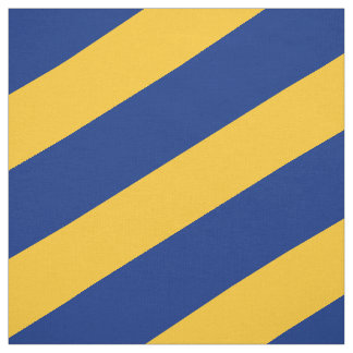 Blaue und gelbe Streifen Stoff