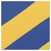 Blaue und gelbe Streifen Stoff (Nahaufnahme)