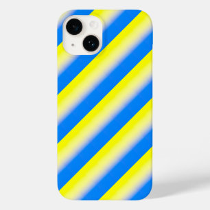 Blaue und gelbe Streifen Ukraine Inspiration Moder Case-Mate iPhone 14 Hülle