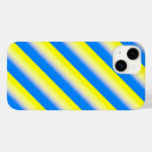 Blaue und gelbe Streifen Ukraine Inspiration Moder Case-Mate iPhone Hülle (Rückseite (Horizontal))