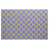 Blaue und gelbe Talavera-Tile-Design Stoff (Yard (91,4 cm))