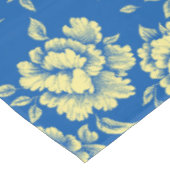 Blaue und gelbe Torfkörbe - französische Landdekor Tischdecke (Schrägansicht)