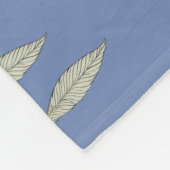 Blaue und gelbe Traumfänger Fleecedecke (Ecke)