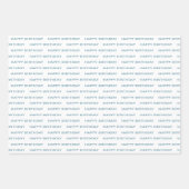 Blaue und gelbe tropische Fische mit festlicher Ko Geschenkpapier Set (Vorderseite 2)