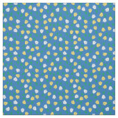 Blaue und gelbe Tulpenmuster - Sammlung Stoff (Muster)