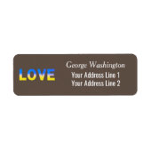 Blaue und Gelbe Ukraine Inspiriert Frieden ohne Kr (Vorne)