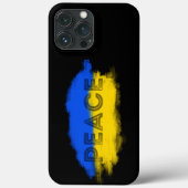 Blaue und Gelbe Ukraine Inspiriert Frieden ohne Kr Case-Mate iPhone Hülle (Rückseite)