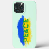 Blaue und Gelbe Ukraine Inspiriert Frieden ohne Kr Case-Mate iPhone Hülle (Rückseite)