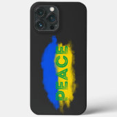 Blaue und Gelbe Ukraine Inspiriert Frieden ohne Kr Case-Mate iPhone Hülle (Rückseite)